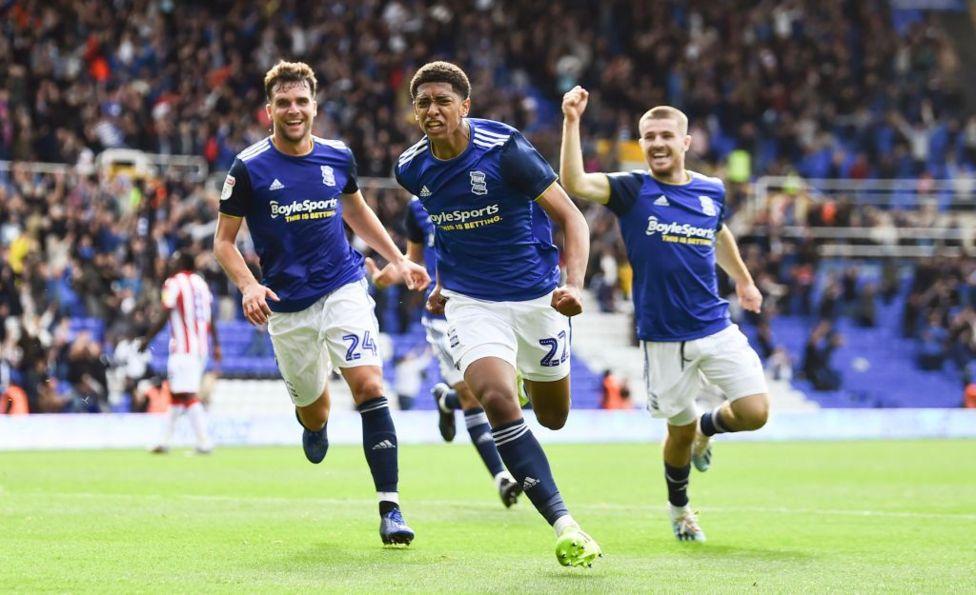 Jude Bellingham scored the winner on his first home game for Birmingham City, a 2-1 victory over Stoke on 31 August 2019