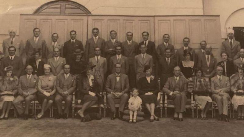 Susannah's father, the boy in white in this picture from 1940, told her little of her grandfather